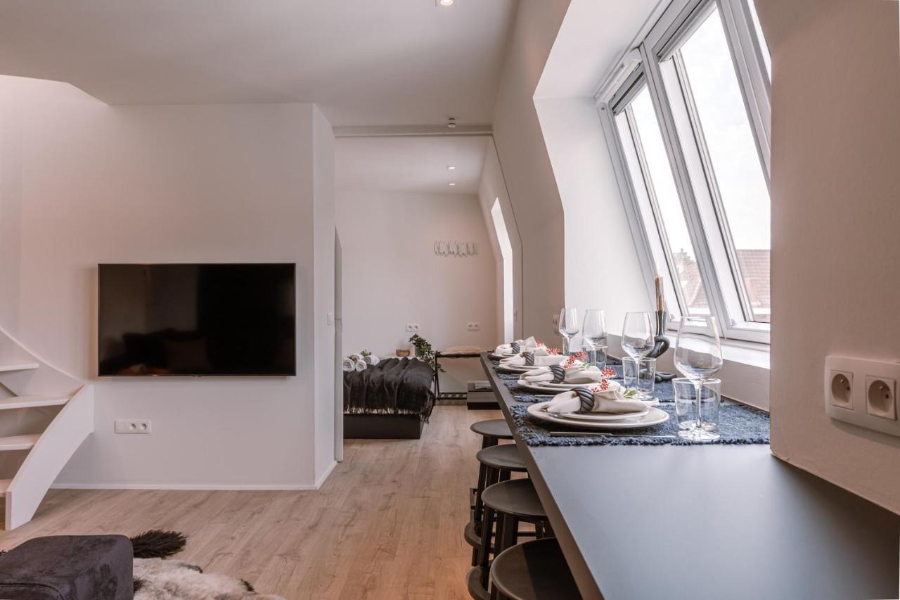 Duplex-Apartment With Terrace On Top Location In Gent Ngoại thất bức ảnh