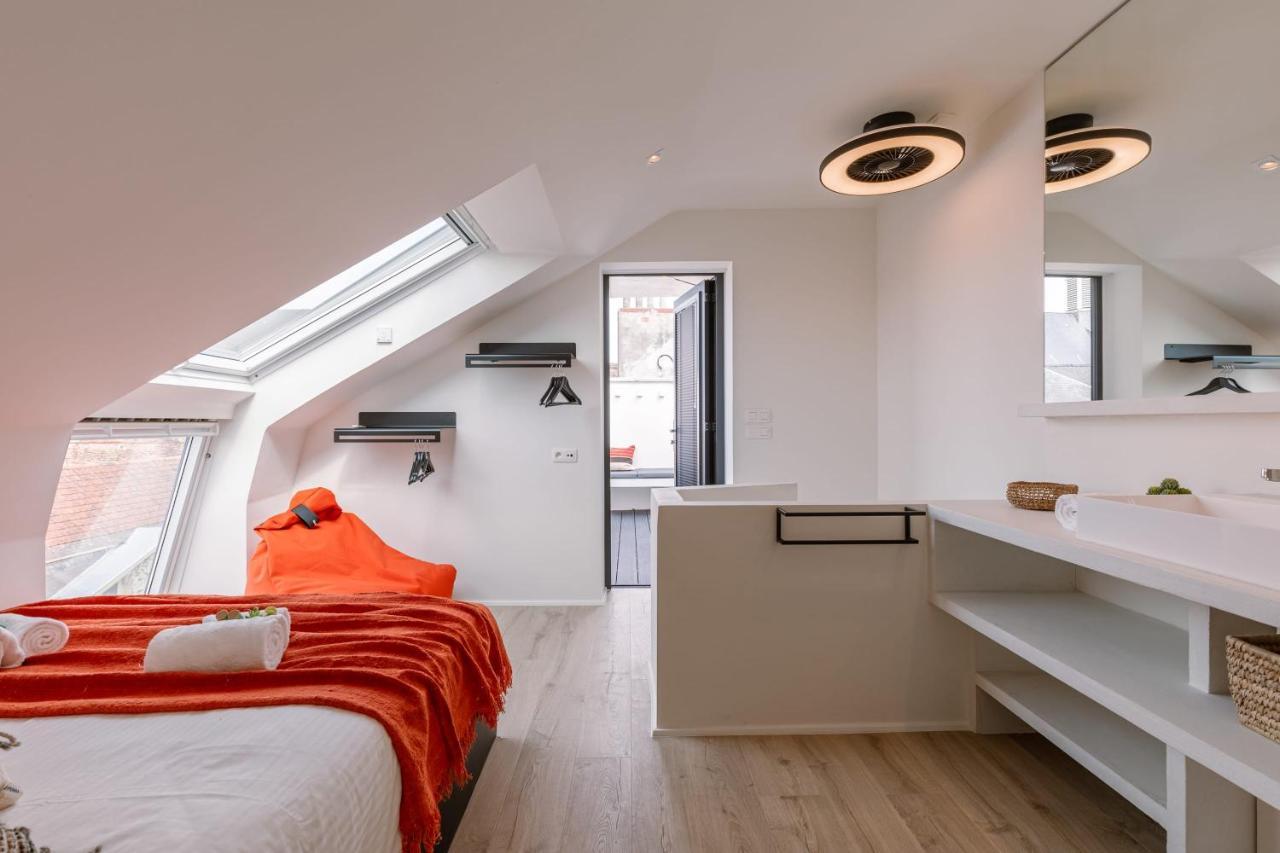 Duplex-Apartment With Terrace On Top Location In Gent Ngoại thất bức ảnh